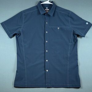 Men's KHUL Blue Short Sleeve Shirt